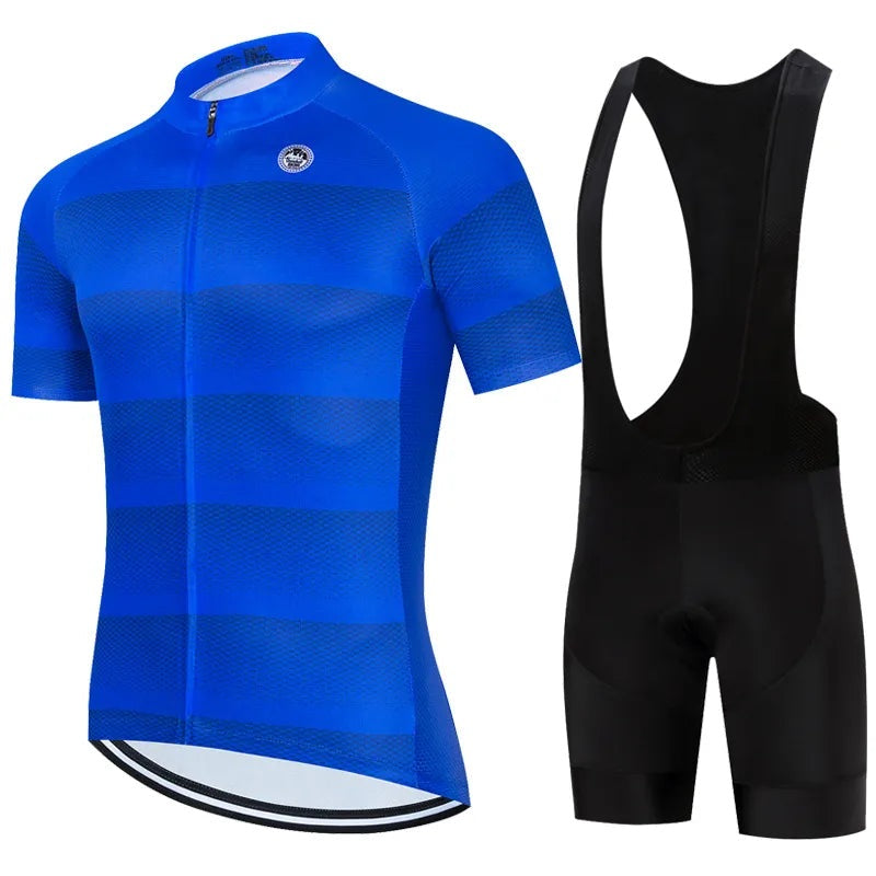 Vendull Pro Cycling Jersey Set Men Cycling Set Outdoor Sport Bike Clothes Breathable Anti-UV MTB Bicycle Clothing Wear Suit Kit-WAYBIKER