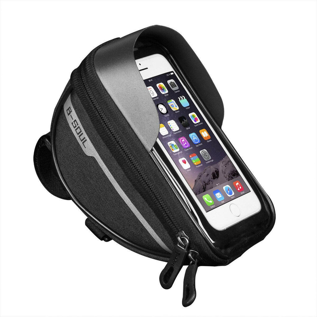 Bicycle Bag 1L Frame Front Top Tube Bike Bag Handlebar Mtb Touch Screen Cycling Bag Phone Holder Bicycle Accessories-WAYBIKER