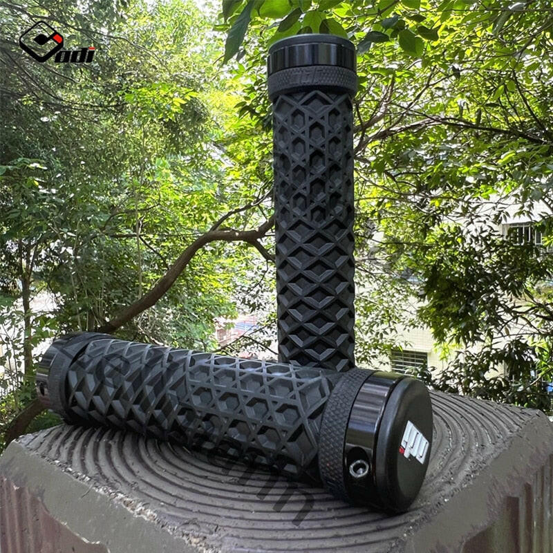 ODI Mtb Grips Silicone Bicycle Handlebar Grips Lock Ring Mountain Bike Grip Anti-vibration Anti-skid Bike Handle Bicycle Part-WAYBIKER