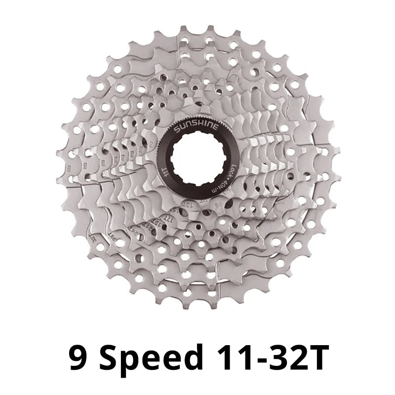 New SUNSHINE 8/9/10/11/12 Speed Road Bike Cassette Sprocket Bicycle Chainwheel Compatible with SRAM Bike Parts-WAYBIKER