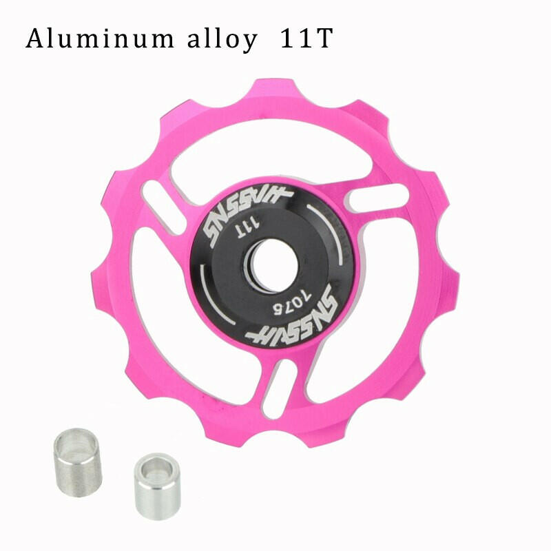 HASSNS Mtb Pulleys Bicycle Derailleur Metal Ceramics Bearing Road Mountain Bike Rear Derailleur Pulley Wheel 11T 13T Cycling-WAYBIKER
