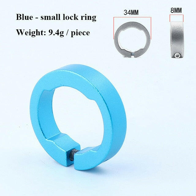 2pcs Bicycle Grips Ring 8/12mm Aluminum Alloy End Lock Rings MTB Mountain Road Bike Handlebar Bicycle Parts cycling Accessories-WAYBIKER