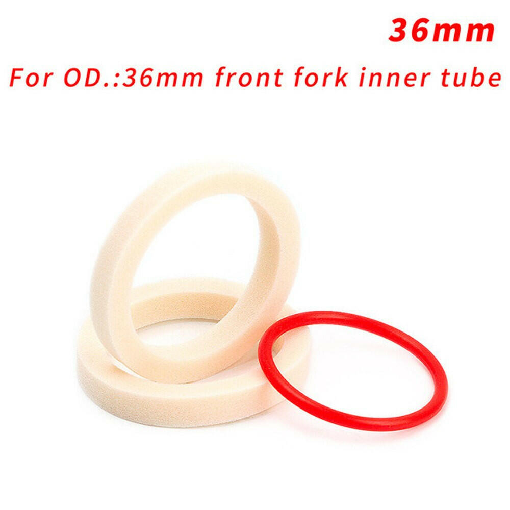 2PCS Bicycle Fork Sponge Ring Oil Sealed Foam For Bike Suspension Fork Sponges Itinerary O-ring 32/34/35/36mm-WAYBIKER