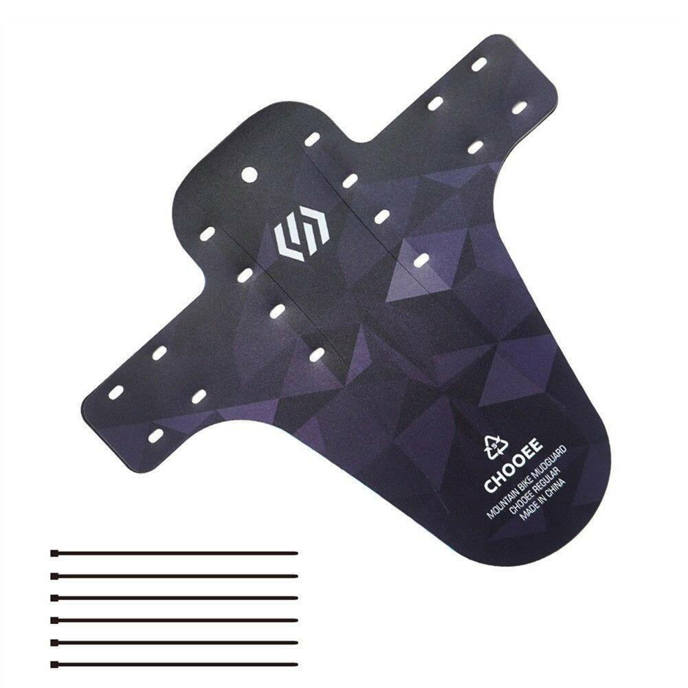Ultrathin Bicycle Mudguard With Cable Ties MTB Fender Bike Front Mudguard Bikes Front Fender Thickness 1.0mm Cycling Accessories-WAYBIKER