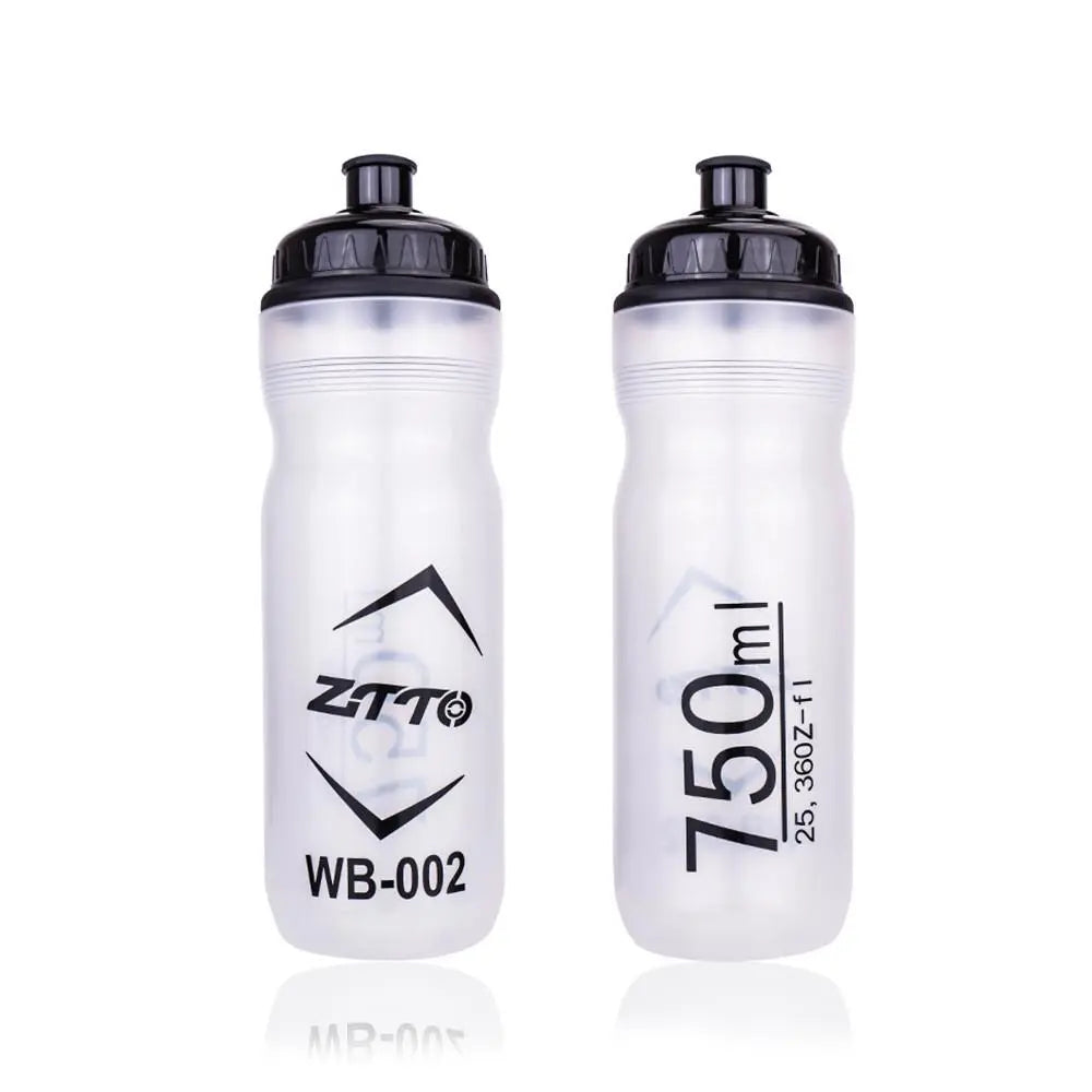 1PC 750ML Bicycle Water Bottle Mountain Road Bike Water Bottles PP5 Plastic Outdoor Cycling Kettle Portable squeezer water cup-WAYBIKER