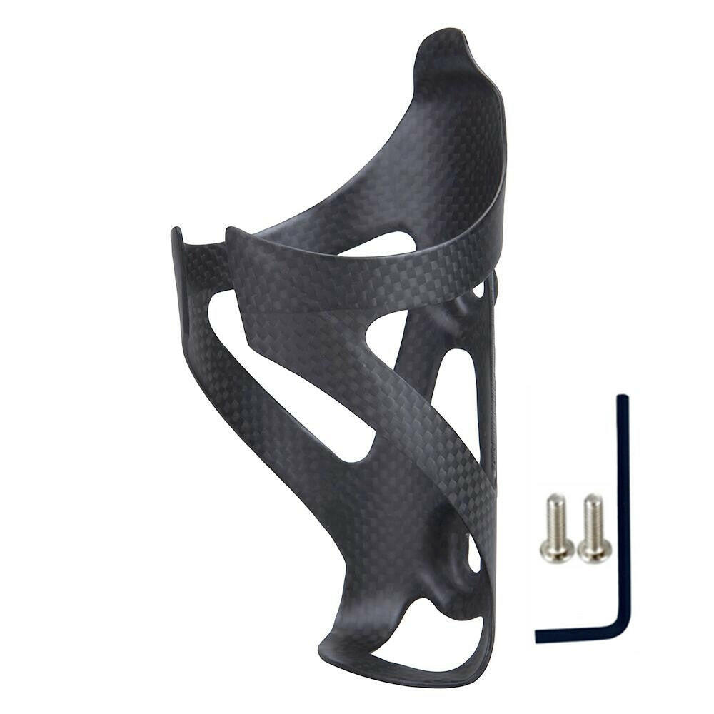 2023 hot BALUGOE Full Carbon Bicycle water bottle cage 24G MTB road Bike bottle holder Ultra light cycle equipment matte / light-WAYBIKER