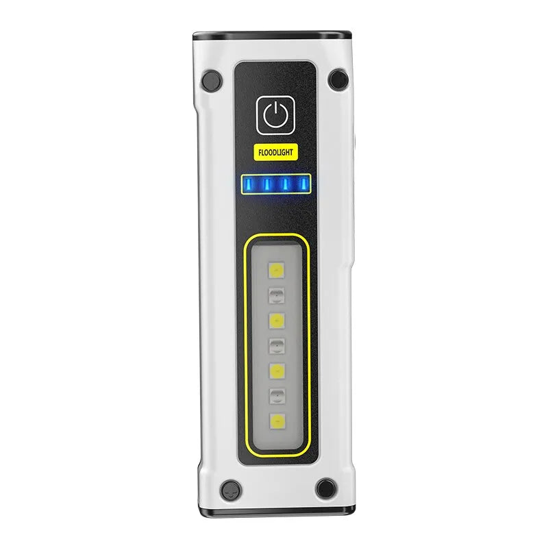 MINI Portable Rechargeable LED Flashlight Outdoor Emergency Service Lamp with Magnetic Powerful Long Range Flashligt for Fishing-WAYBIKER