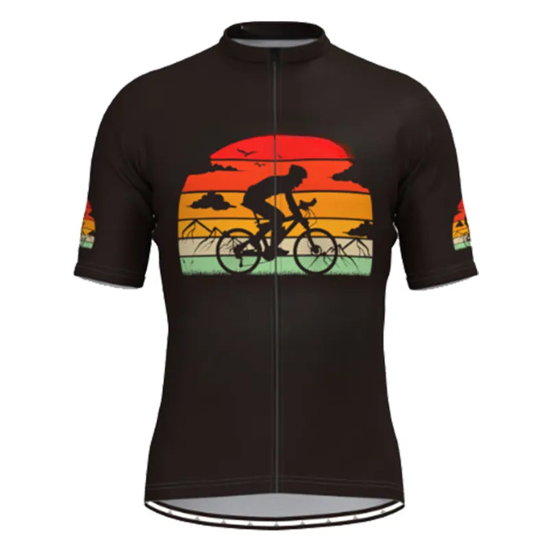 Funny Cycling Jersey 2023 Summer Short Sleeve Cycling Clothing MTB Bike Uniform Maillot Ropa Ciclismo Men's Bicycle Wear Shirts-WAYBIKER