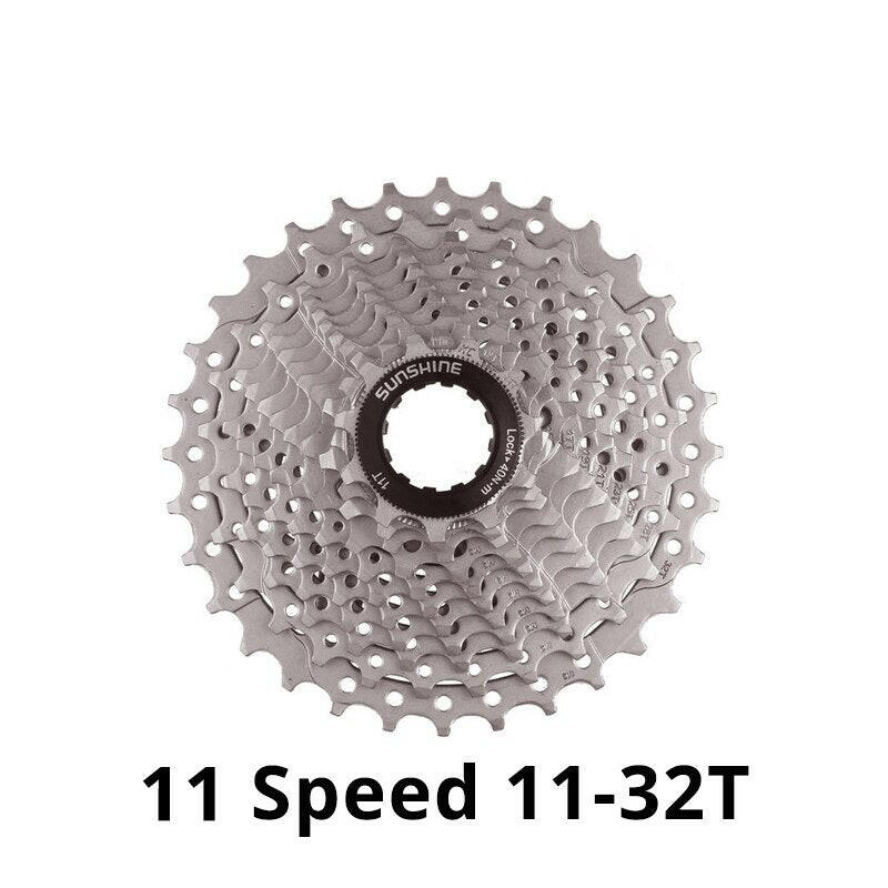 New SUNSHINE 8/9/10/11/12 Speed Road Bike Cassette Sprocket Bicycle Chainwheel Compatible with SHIMANO/SRAM Bike Parts-WAYBIKER