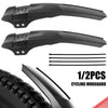 2PCS/1PC Front Rear Bicycle Mudguard MTB Bike Fender Mountain Bike Carbon Fiber Wheel Fenders Mudguard Cycling Parts Accessories-WAYBIKER