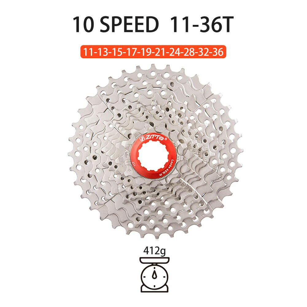 ZTTO 8 9 10 11 Speed Bicycle Cassette Road Bike 10speed Steel Sprocket 8s 9s 10s 11s 8v K7 Freewheel Bicycle Parts-WAYBIKER