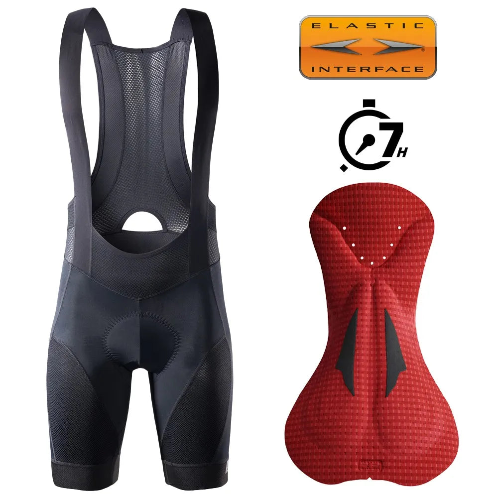 RION Cycling Bib Shorts Men Summer Bike Underwear Elastic Interface Cushion MTB Mountain Bike Downhill 3D Padded Tights Bicycle-WAYBIKER