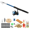 1.8M Fishing Rod and Reel Combo Full Kit With Lures Swivels Bell Float Hair Rigs For Outdoor Fishing Accessories-WAYBIKER