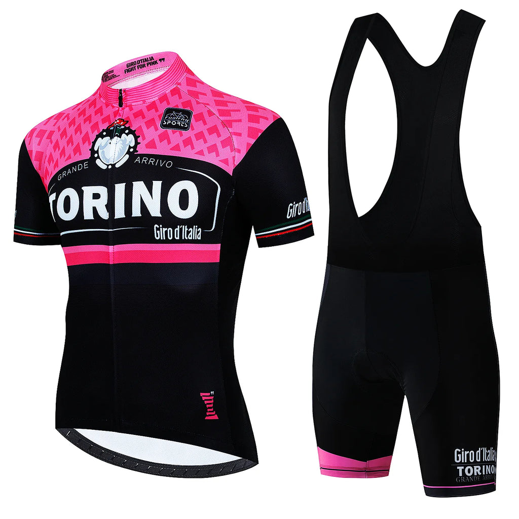 Tour De Giro D'ITALIA Cycling jersey Sets Mens Cycling Clothing Summer Short Sleeve Quick-dry MTB bike suit Ropa Ciclismo estivo-WAYBIKER
