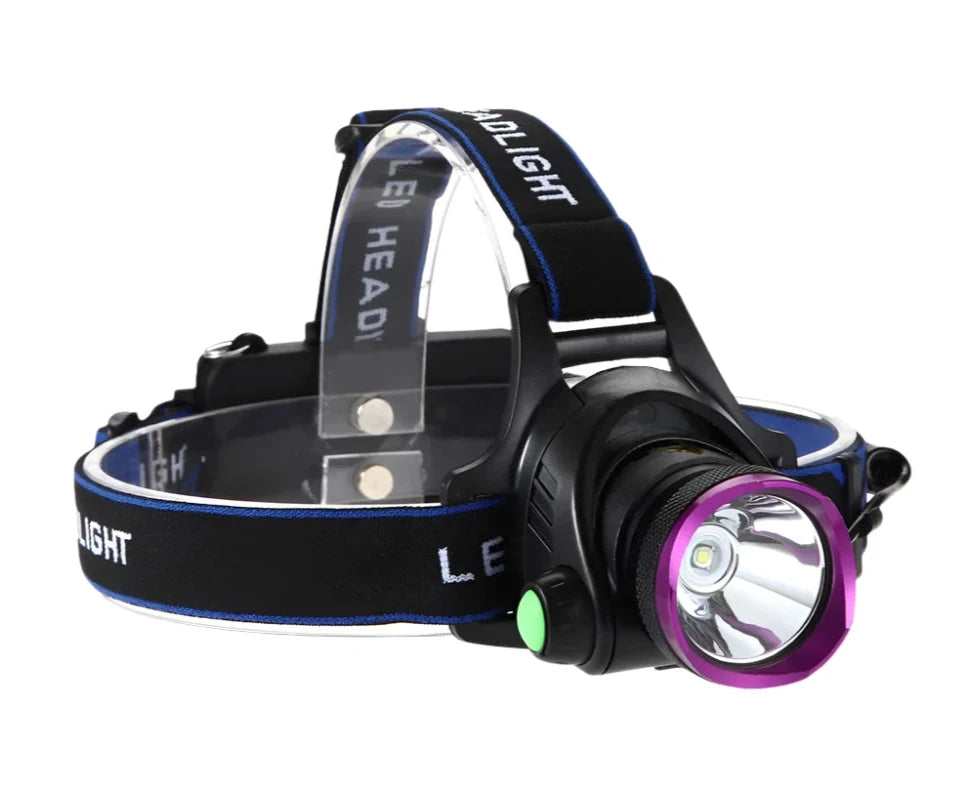 Portable T6 LED Head Lamp Rechargeable Headlight Torch Lantern For Outdoors Hunting Camping Hiking Fishing Light-WAYBIKER