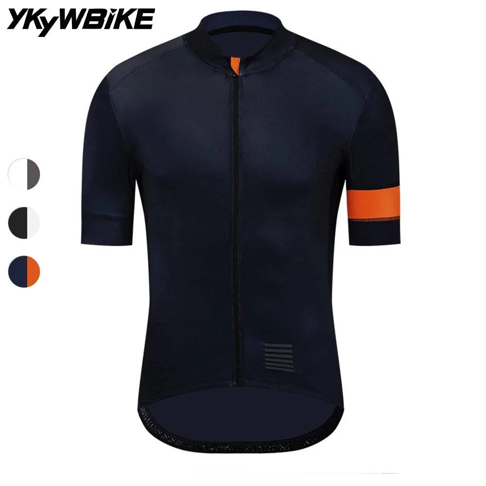 YKYWBIKE Cycling Jersey Men Summer Short Sleeve Cycling Maillot Road Bike Shirt Pro Team Bicycle Jersey Biking Clothing-WAYBIKER