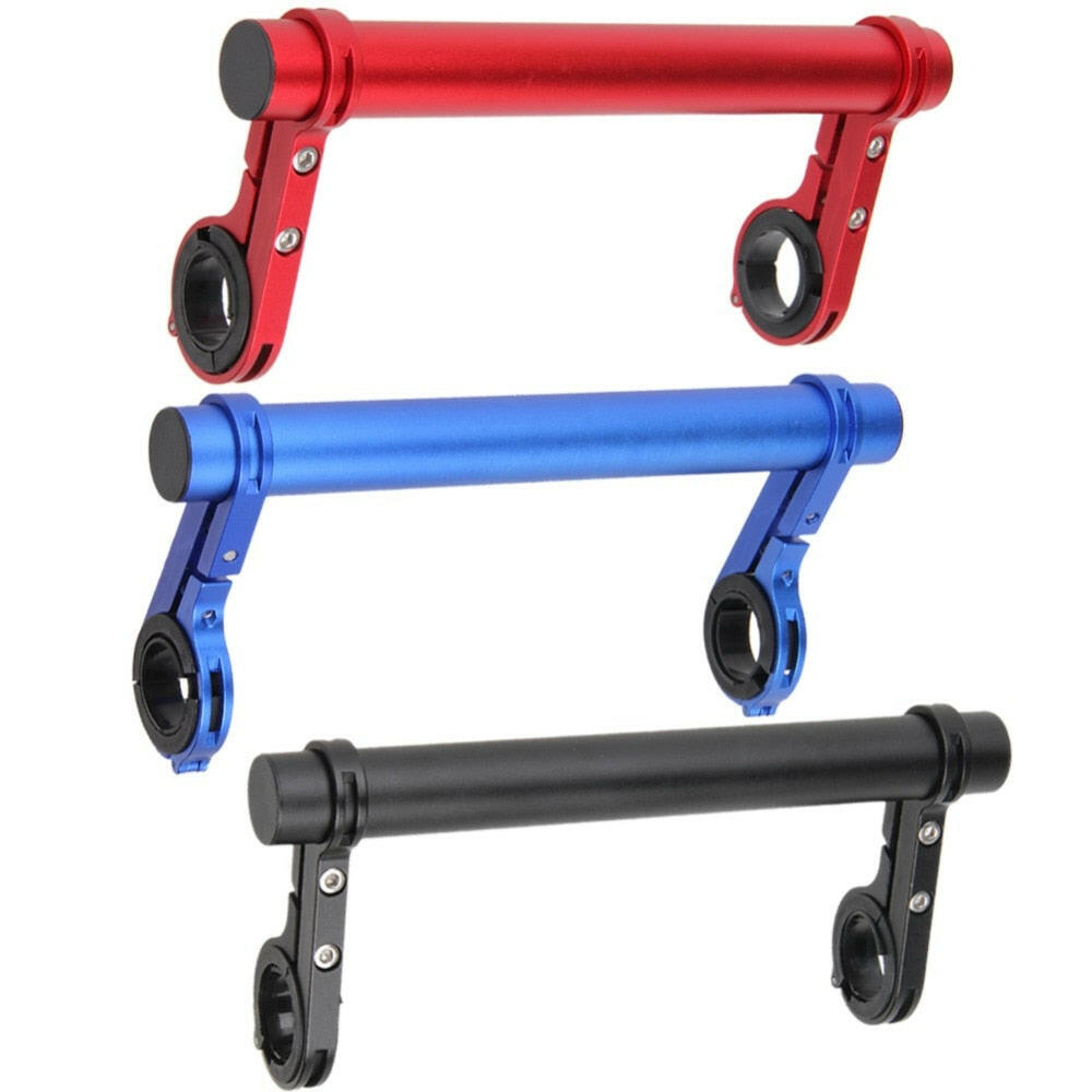 20CM Aluminum Alloy Bicycle Handlebar Extender Mountain Bike Front Light Bracket Lamp Flashlight Accessories-WAYBIKER