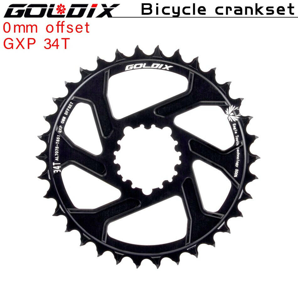GOLDIX GXP Bicycle Chainring Wide Narrow Chainwheel 30/32/34/36/38T Crankset Crown for Sram DUB 11/12S NX XX XO GX Single Disc-WAYBIKER