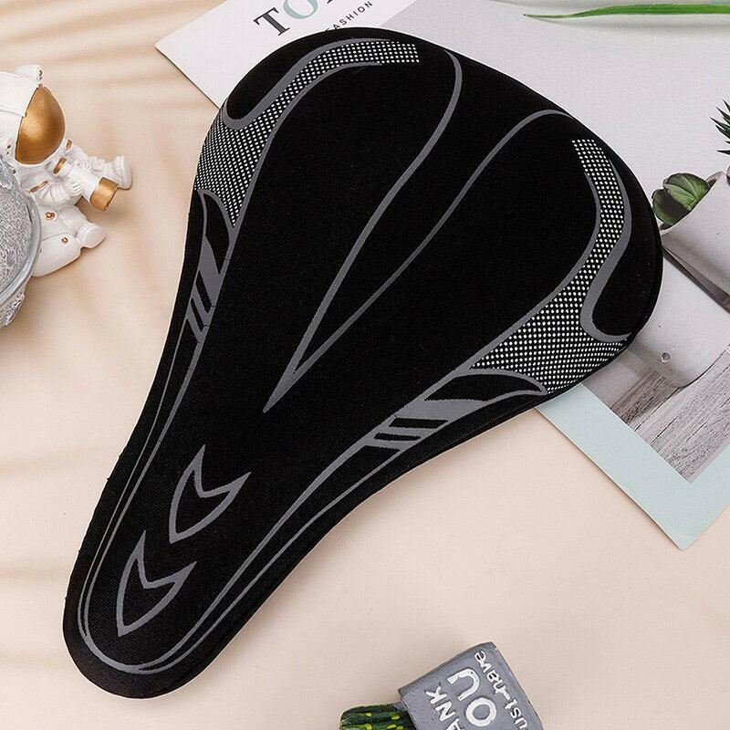 Mountain Bike 3D Cushion Cover Bicycle Cushion Bicycle Thickened Silicone Sponge Cushion Soft Saddle Equipment Accessories Seat-WAYBIKER