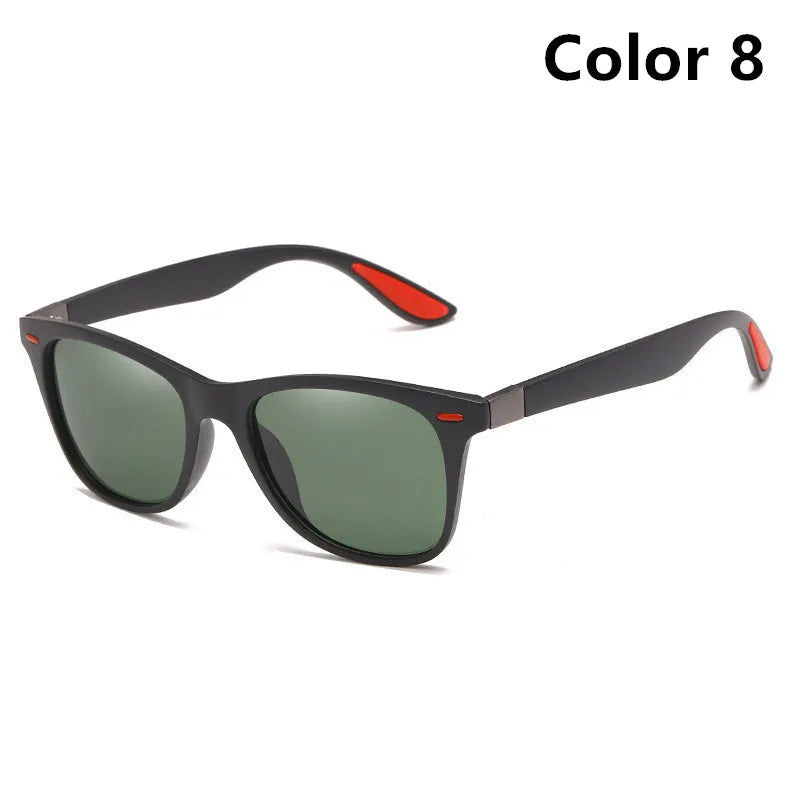 Quality Polarized Sunglasses Men Women Vintage Square Design UV400 Eyewear Hiking Driving Cycling Fishing Sun Glasses-WAYBIKER