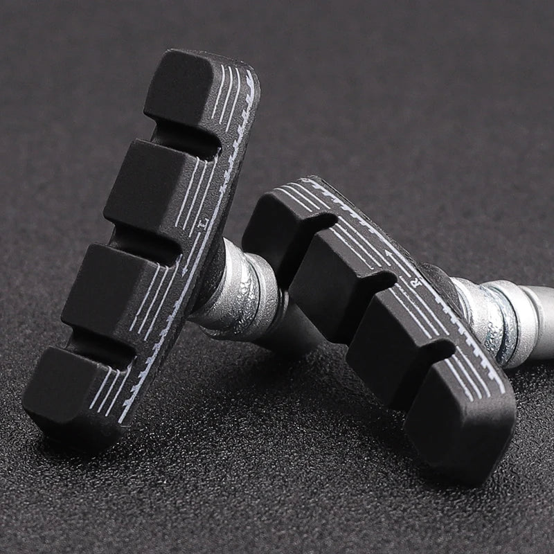 Lebycle Folding Bike Brake pad 55mm Wear-resistant Rubber Shoes Bicycle V Brake Shoes Pads Alloy For 14 16 18 20 Inch Rims-WAYBIKER