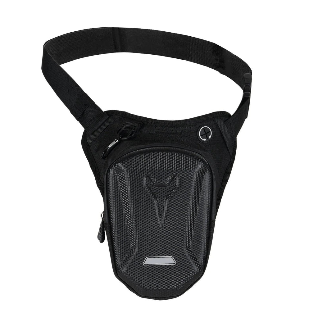 Hard Shell Drop Leg Bag Motorcycle Waterproof Waist Pack for Motorcycle Riding Hiking Fishing Men Women-WAYBIKER