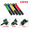 10 PC 2*50cm Reusable Fastening Bike Tie Nylon Hook & Loop Durable Multil Purpose Self-adhesive High Quality Strap Cable Ties