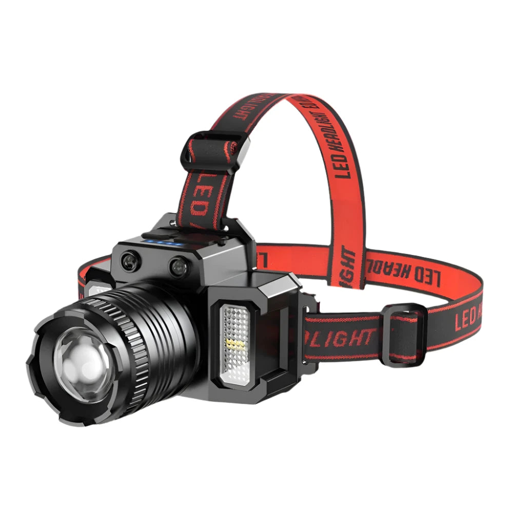 LED Sensor Headlamp Camping Search Light Head Flashlight Rechargeable Powerful Head Lamp Front Lanterns Headlights 5 Styles-WAYBIKER