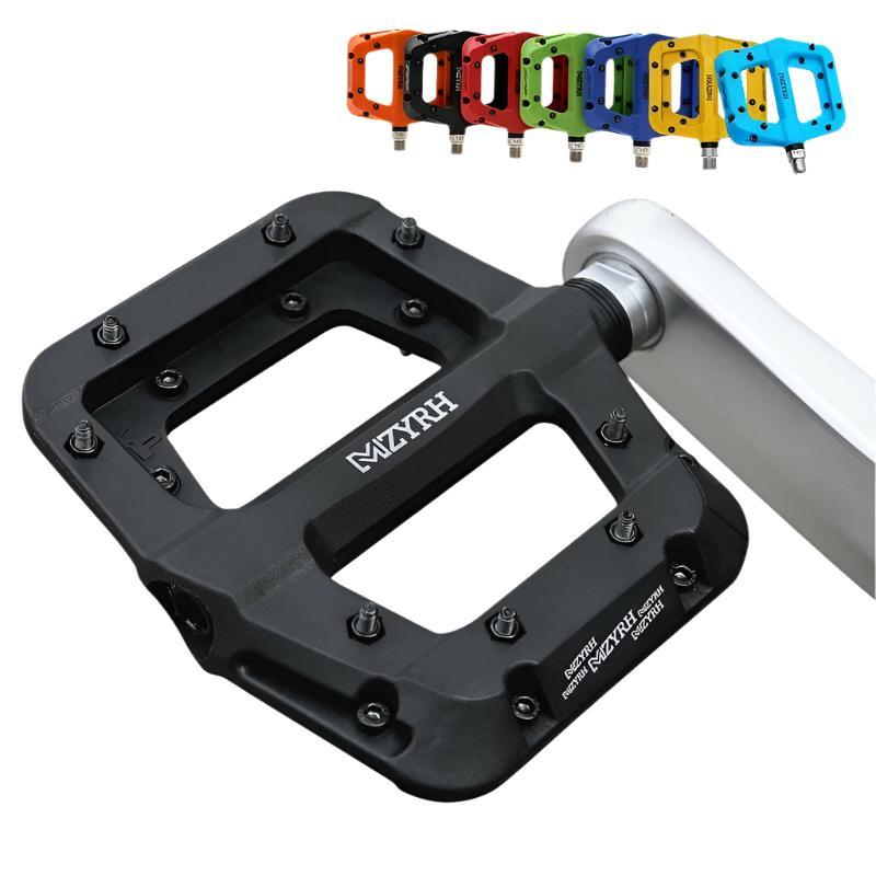 MZYRH Bicycle Pedal Anti-slip Ultralight Nylon MTB Mountain Bike Pedal Sealed Bearings Pedals Bicycle Accessories Parts-WAYBIKER