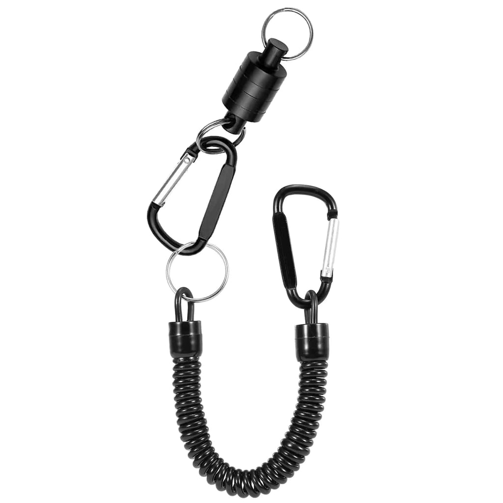 3pcs Fly Fishing Magnetic Net Release Holder Fishing Lanyard Magnetic Keeper Magnet Clip Landing Net Connector-WAYBIKER