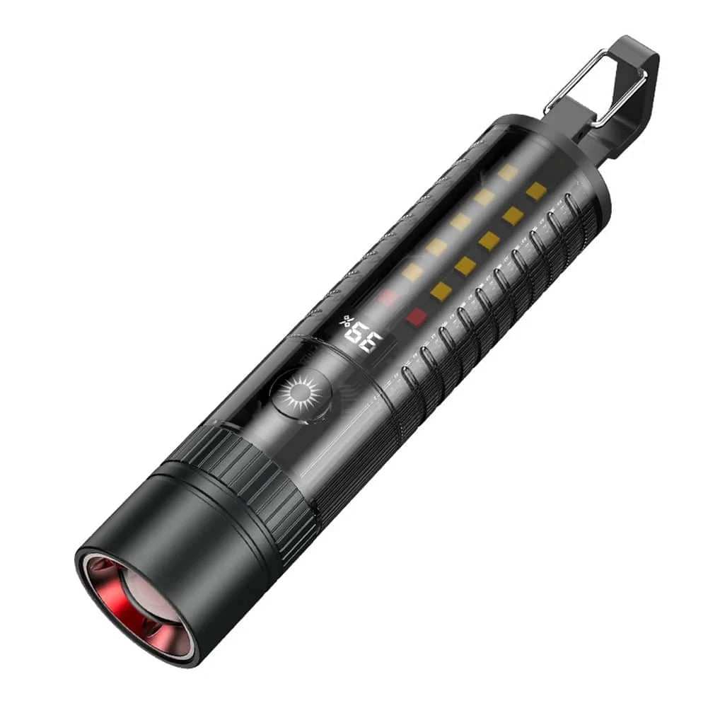 High Power Flashlight LED Light Dual-Light Outdoor Camping Light Miltifunctional Portable Aluminum Alloy Light-WAYBIKER