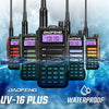 2022 BAOFENG Radio UV-16 PLUS Rainproof High Power Walkie Talkie VHF&UHF Long Range FM Portable Transceiver 2 Way Ham Radios New