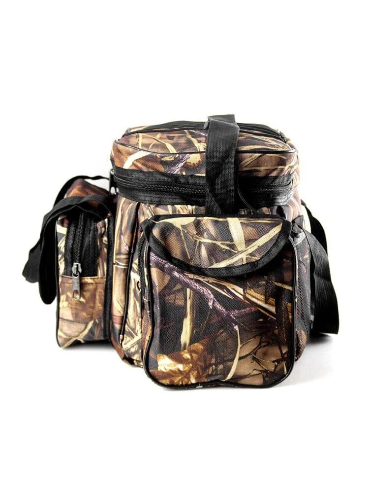 Large Capacity Fishing Tackle Bag Waterproof Fishing Tackle Storage Bag Case Outdoor Travel Hunting Shoulder Bag Pack-WAYBIKER