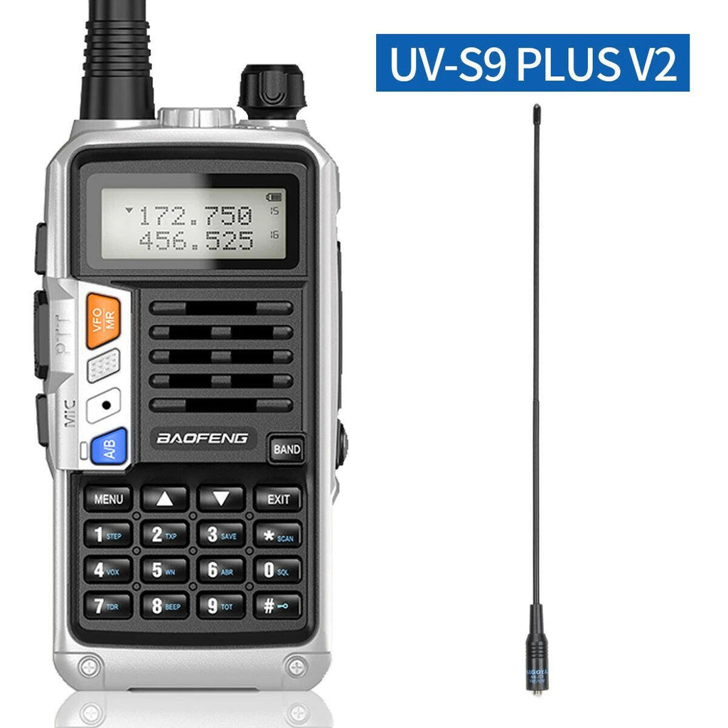 BAOFENG UV-S9 Plus V1 V2 Powerful Handheld UHF VHF Dual Band 16 KM Long Range Waterproof Walkie Talkie Ham UV-5R Two Way Radio