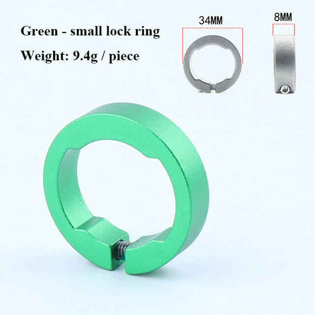 2pcs Bicycle Grips Ring 8/12mm Aluminum Alloy End Lock Rings MTB Mountain Road Bike Handlebar Bicycle Parts cycling Accessories-WAYBIKER