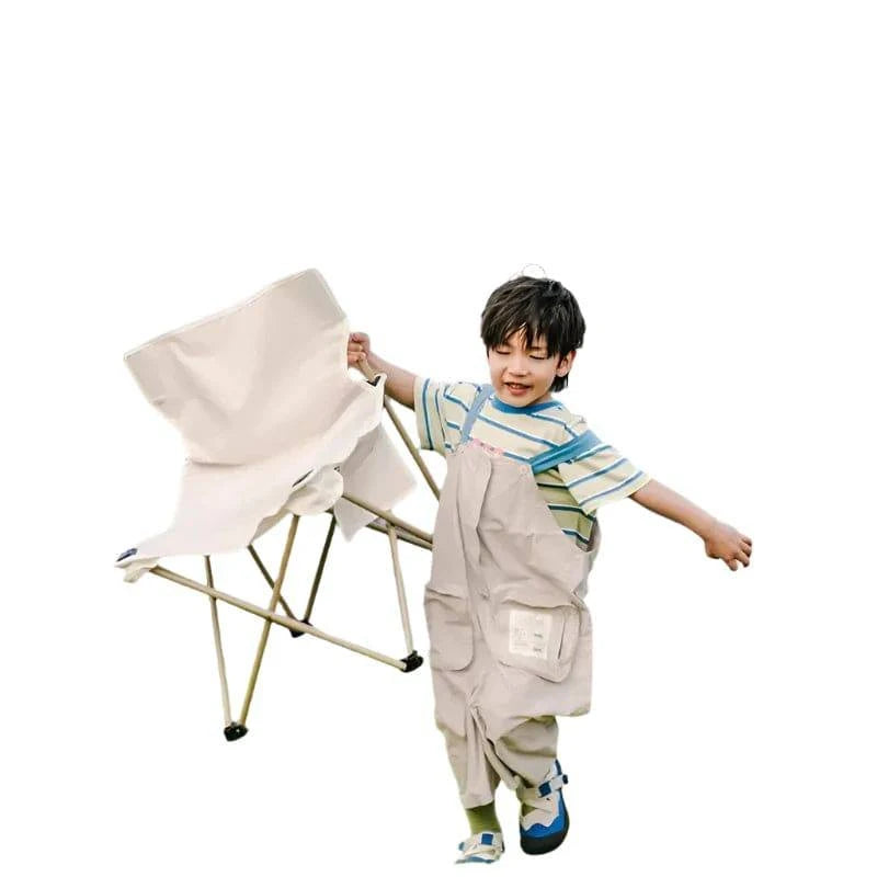 Detachable Portable Folding Camping Chair Outdoor Moon Chair Collapsible Foot Stool For Hiking Picnic Fishing Chairs-WAYBIKER