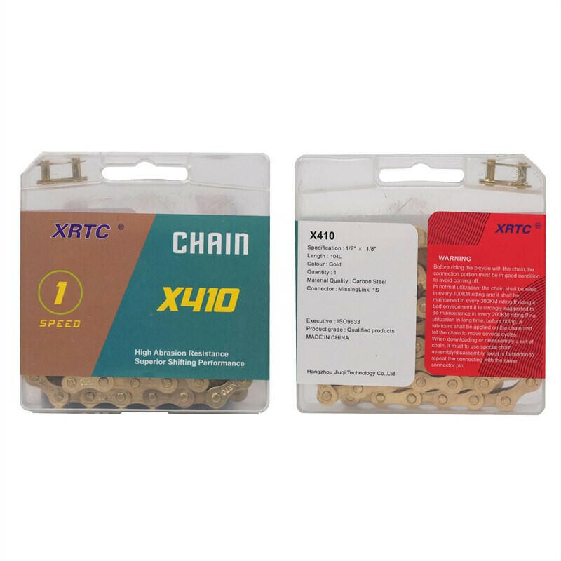 XRTC 6,7,8/9/10 Speed 116 Links Bicycle Chains (1/2x3/32-Inch,1/2x11/128-Inch/) Compatible with 8S,9S-WAYBIKER