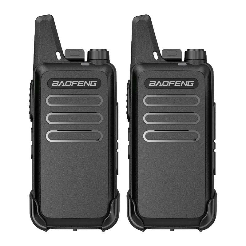baofeng T20 Walkie Talkie mini professional UHF400-470MHz supporting16-channel Ham  radiolong range talkie walkie 2 pcs included-WAYBIKER