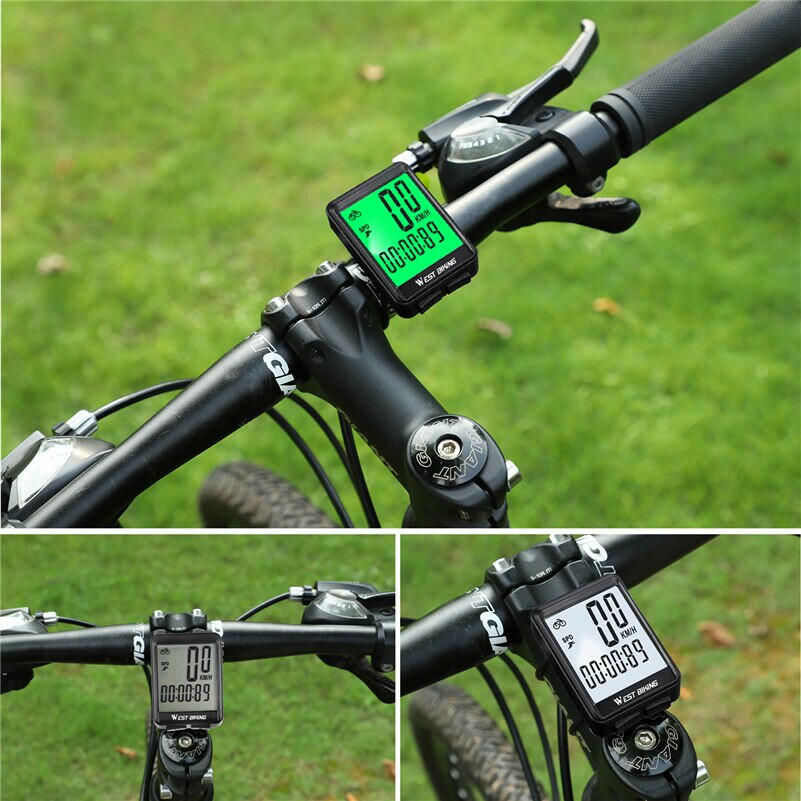 Bicycle Wireless Computer MTB Road Bike Odometer Waterproof With Backl