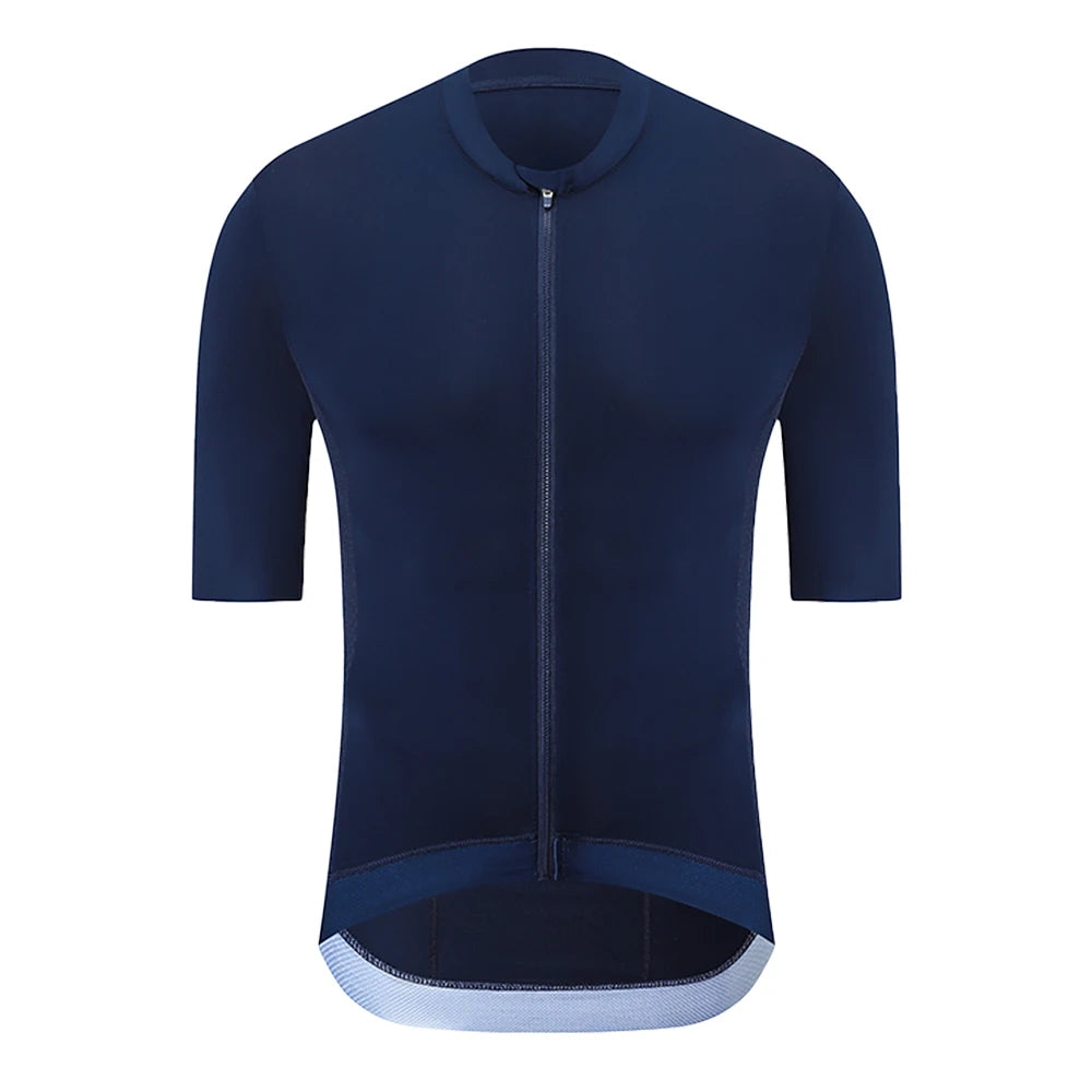 HISERWA Men Cycling Jersey Short Sleeve Summer Bicycle Jersey Road Bike Cycling Clothing Breathable Pro Team MTB Maillot Shirt