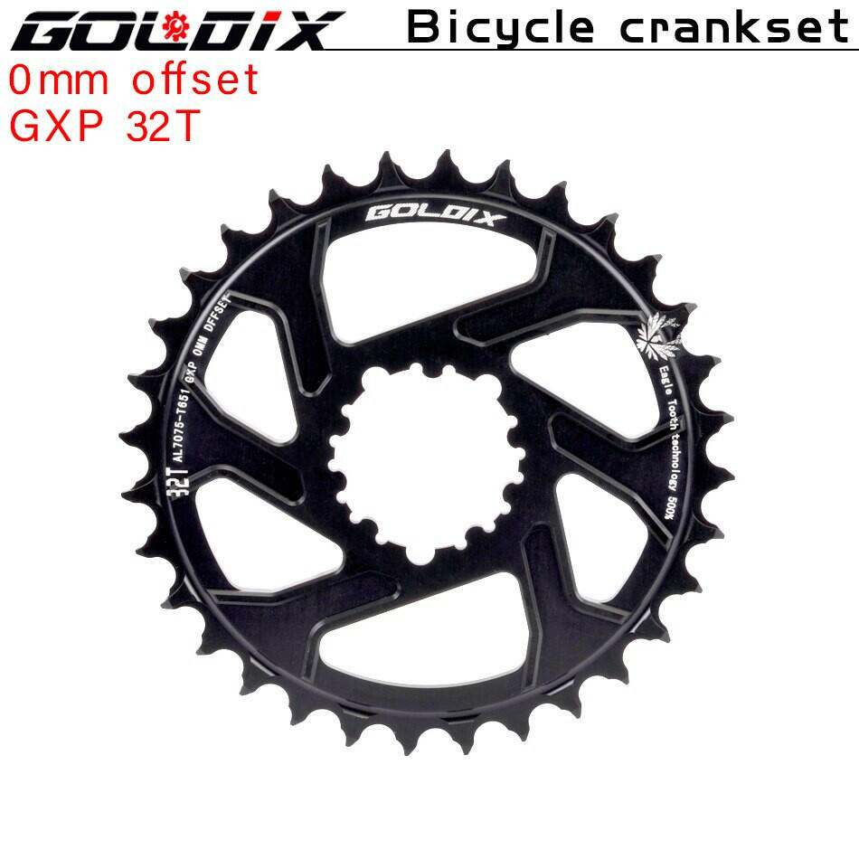 GOLDIX GXP Bicycle Chainring Wide Narrow Chainwheel 30/32/34/36/38T Crankset Crown for Sram DUB 11/12S NX XX XO GX Single Disc-WAYBIKER