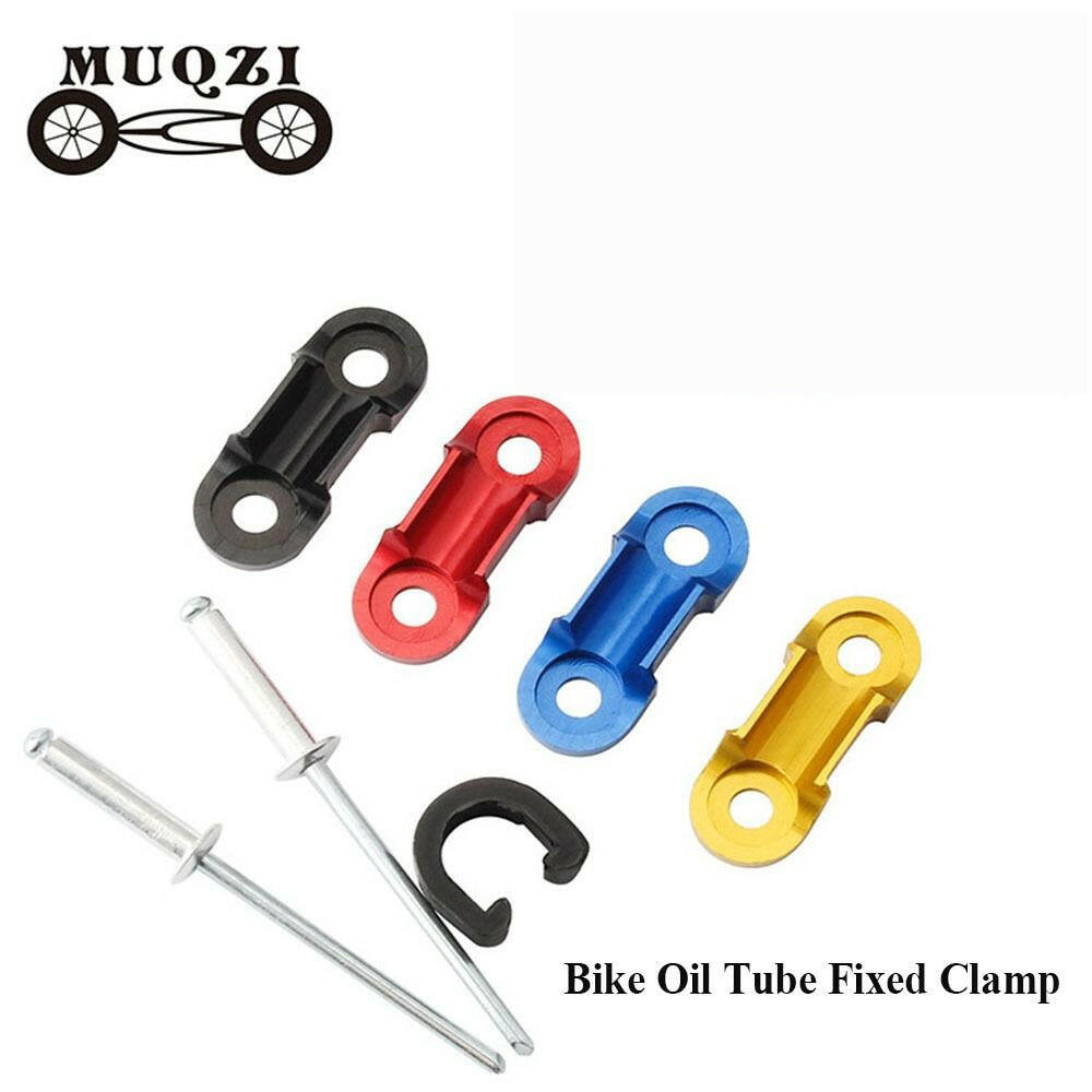 Bike Oil Tube Fixed Clamp Conversion Trap Adapter Bicycle Shifter Brake Cable Set Frame Buckle Aluminum Tube Clip Guide CNC Base