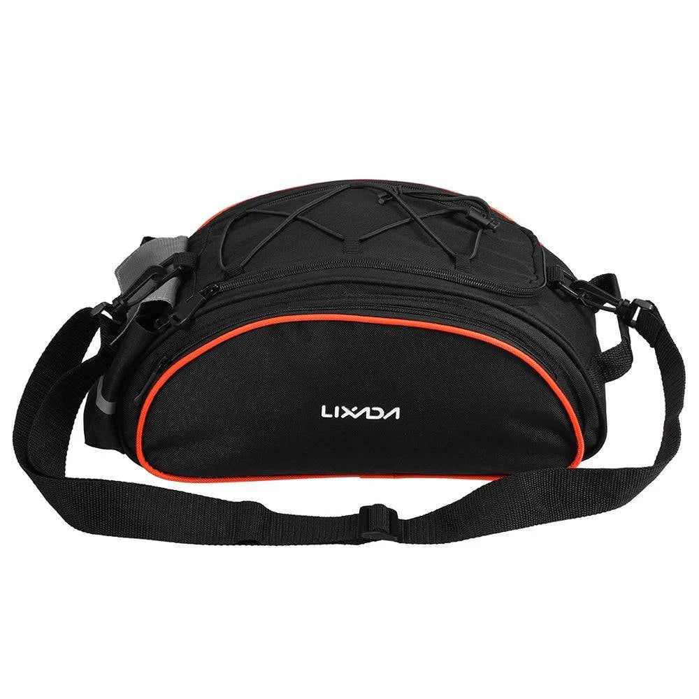Bicycle Rear Seat Bag Multifunction Waterproof MTB Bicycle Pannier Bag Bike Rack Bag With Rain Cover-WAYBIKER