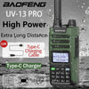 Baofeng UV-13 PRO Ham Radio 16 KM Long Range Distance Dual Band 999 Channel Type-C Charging Walkie Talkie Upgrade UV-5R UV-10R