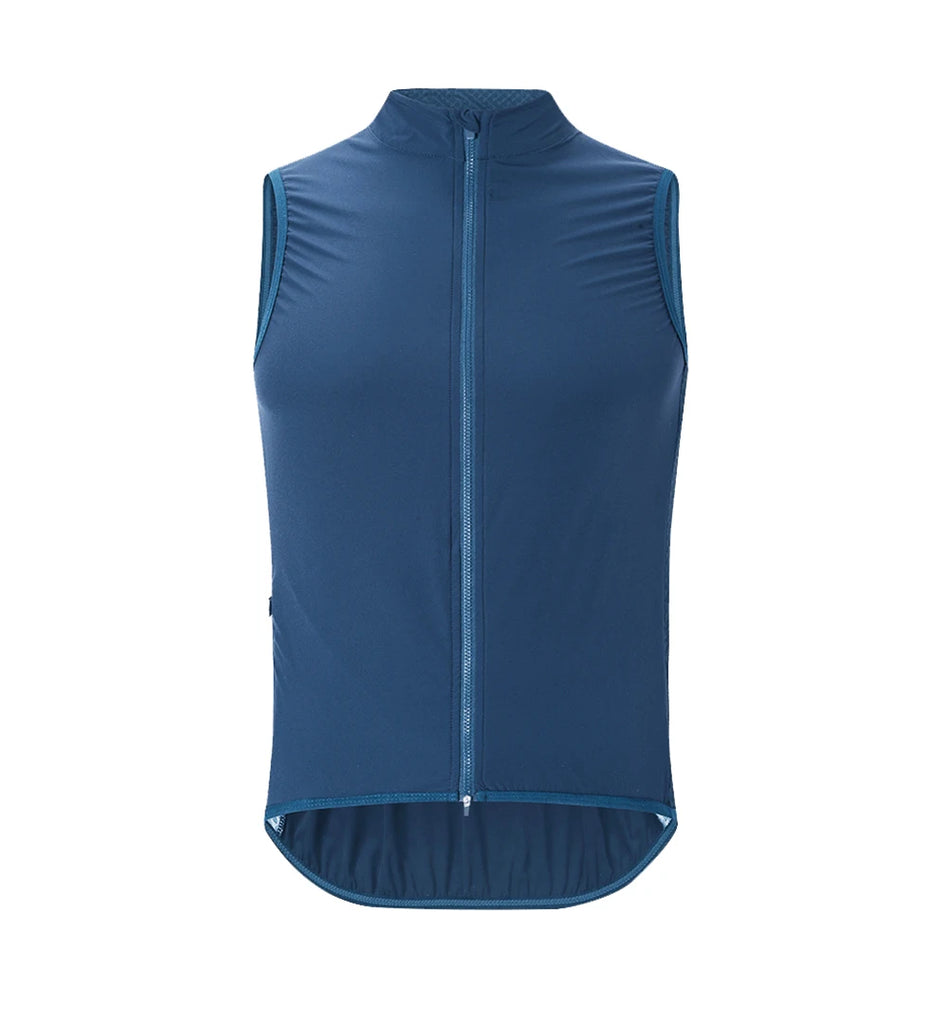 HISERWA Cycling Vest Windproof Sleeveless Bicycle Gilet Lightweight Outdoor Breathable Windwater MTB Road Vest Cycling Clothing