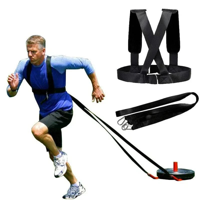 Football Club Training Speed Agility Running Walking Tire Puller Belt Resistance Exercise Belts Rally Straps Shoulder Harness-WAYBIKER
