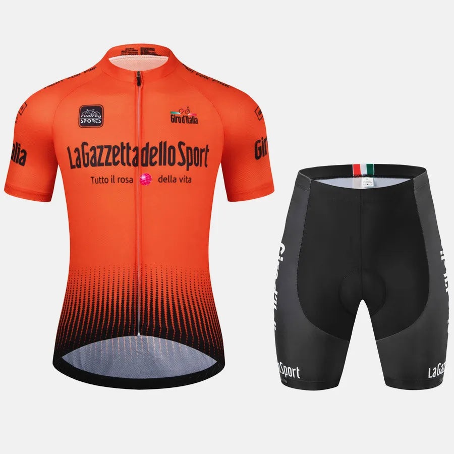 Tour Of Italy Bicycle Clothes Cycling Jersey Set Summer Road Bike Short Sleeve Cycling Clothing Men Mtb Jersey Set Sport Wear-WAYBIKER