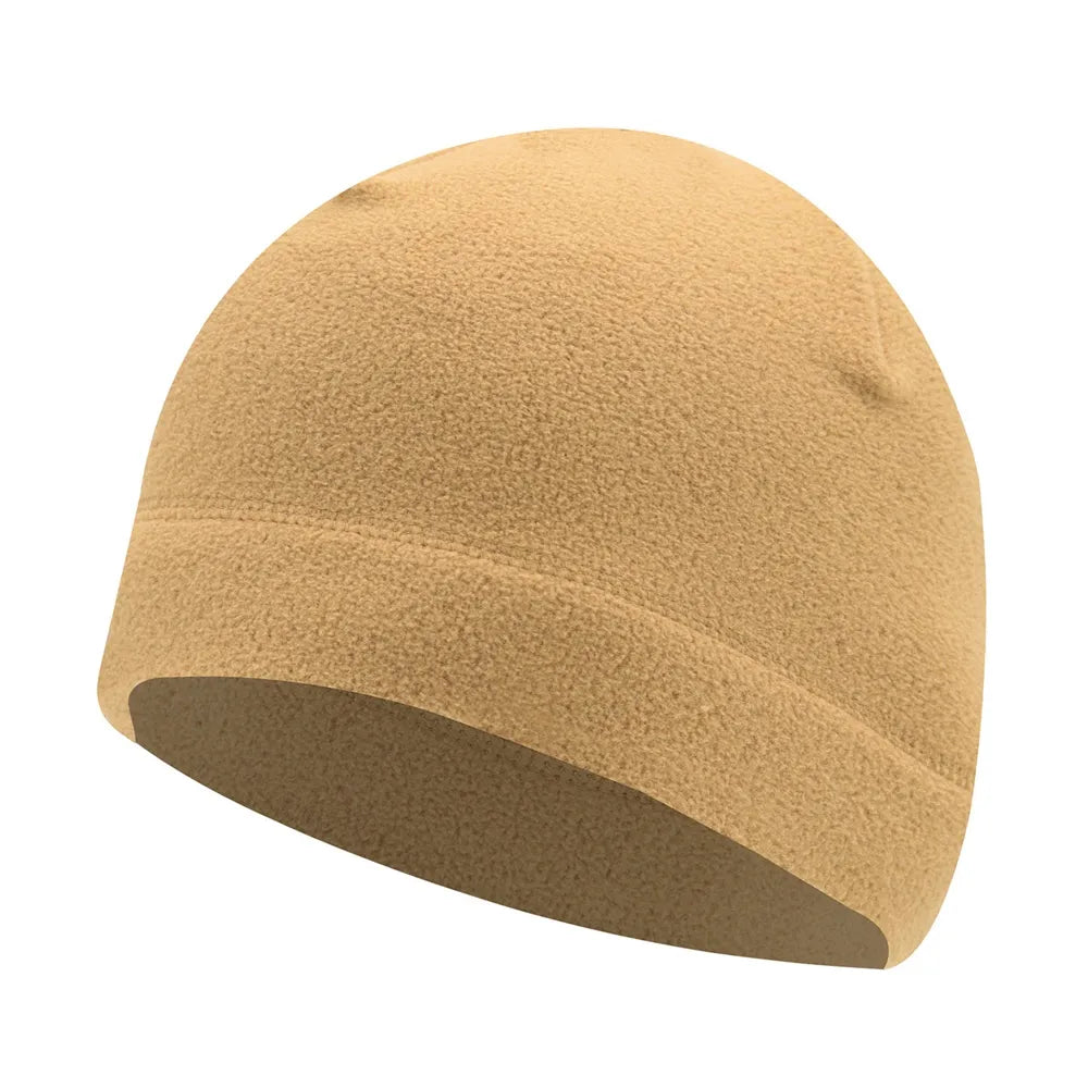 Autumn Winter Men Women Outdoor Cycling Fleece Hat Cold Insulation Windproof Cap-WAYBIKER