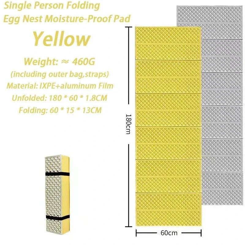 Camping Mat Portable Sleeping Pad Picnic Foam Bed Mattress Travel Trekking Equipment Blanket Waterproof Moistureproof-WAYBIKER