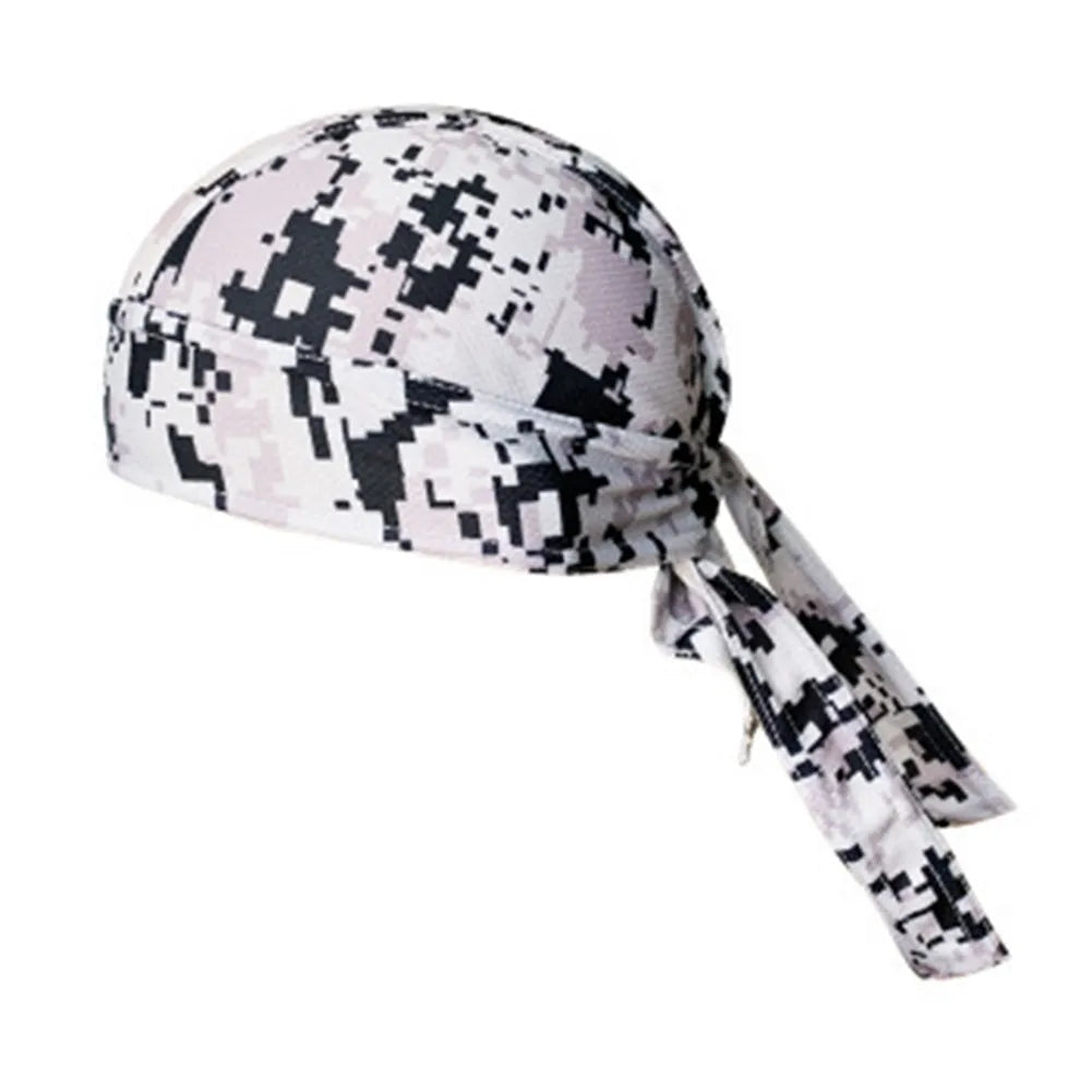 Quick Dry Cycling Cap Head Scarf Summer Men Running Riding Bandana Headscarf Pirate Cap Headband Men Head Scarf-WAYBIKER